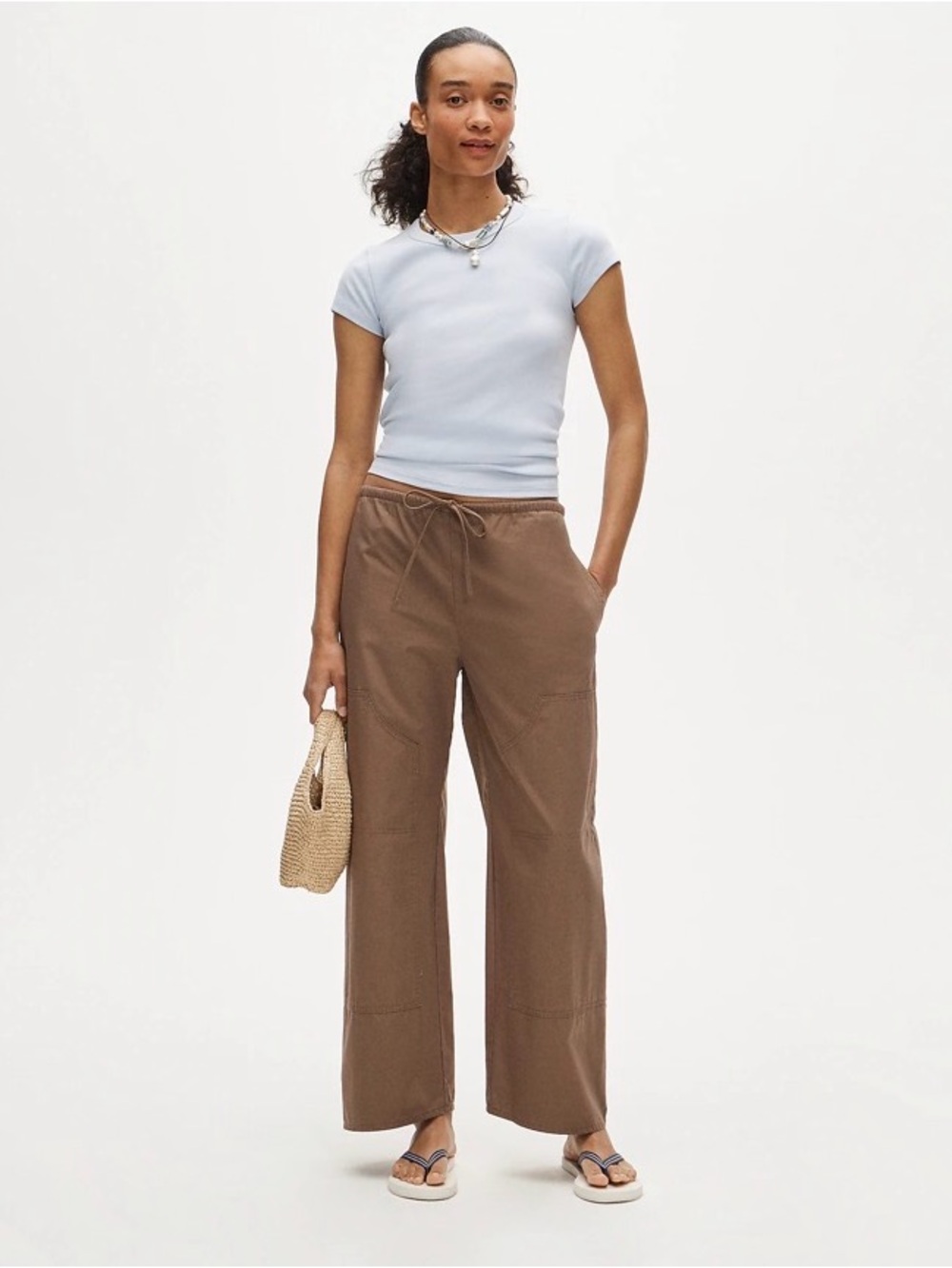 J. Crew Luna Cotton Poplin Pants